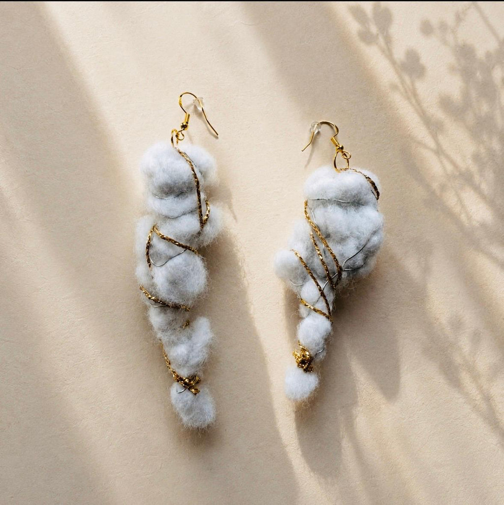 The Quiet Sharpness of Softness - One of a kind earring