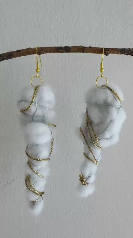 The Quiet Sharpness of Softness - One of a kind earring